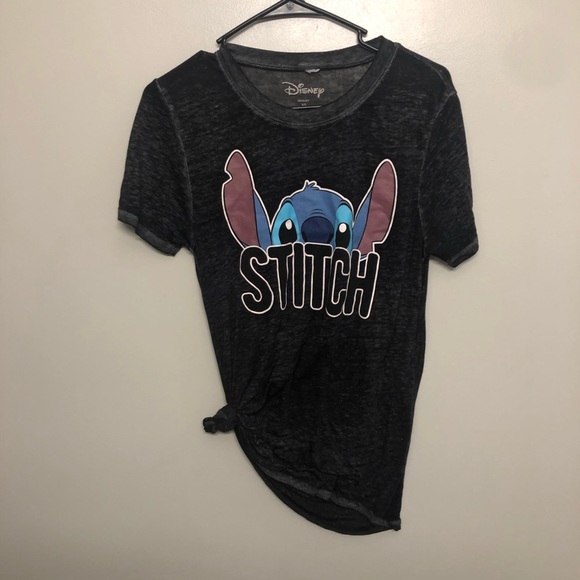 Disney Tops - Disney lilo& stitch Stitch 626 shirt sheer black Disney shirt black shirt